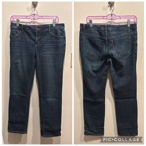 Simply Vera Wang Classic Blue Denim Capri jeans